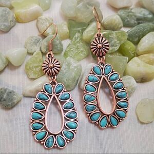 Southwestern Turquoise Earrings NWT 
